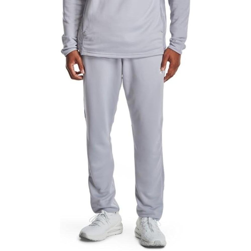 Under Armour Command Mens Warm Up Pants 2XL Mod Gray Athleisure Heat Trapping